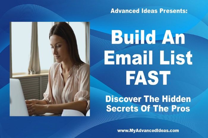How to Build An Email List Fast